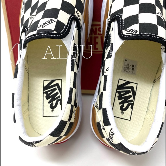 VANS Classic Slip On Platform Checkerboard Multi W - Picture 9 of 11